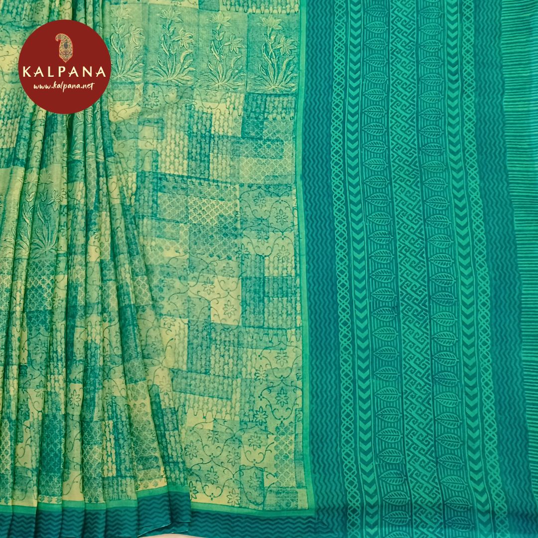 Printed Crepe Saree
