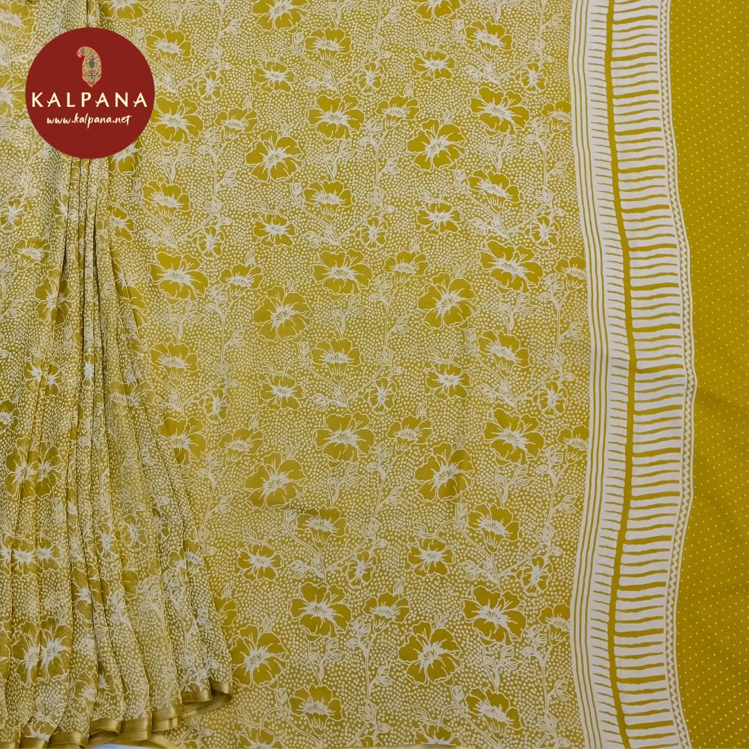 Printed Chiffon Saree