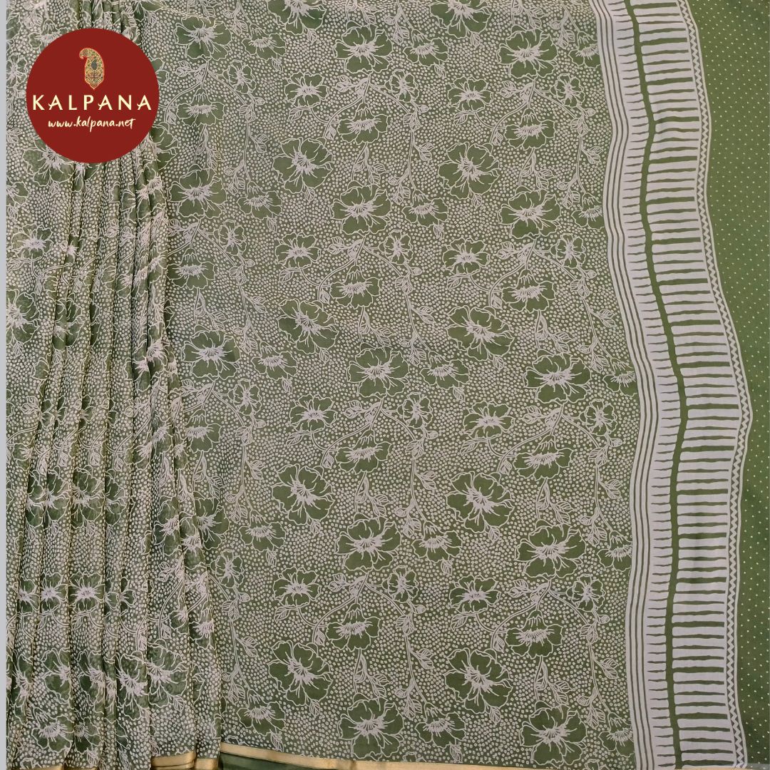 Printed Chiffon Saree