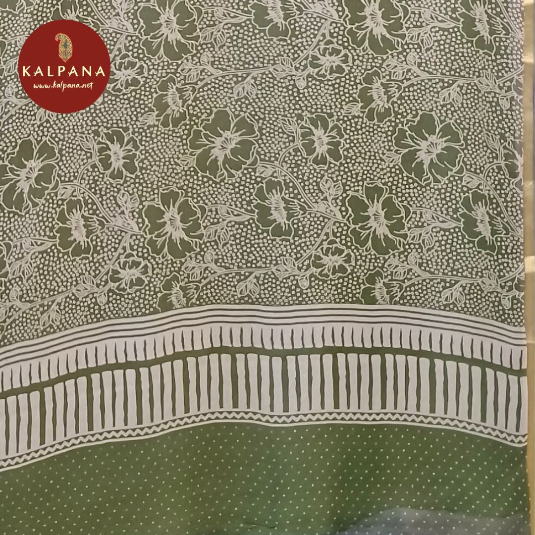 Printed Chiffon Saree