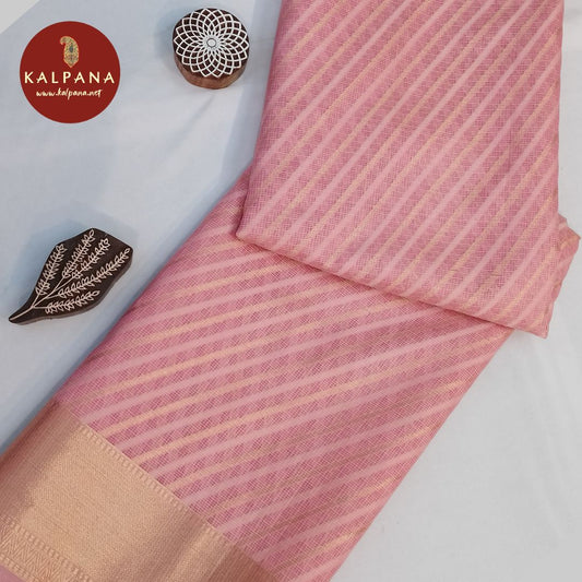 Light Pink Woven Zari Benaras Kota Saree
with Woven Zari Light Pink Color Palla
The Light Pink Colored Benaras Kota Unstitched Blouse
Which is Perfect for Semi,Formal,Wear in Summer season(s). Dry Clean Only.
Saree 5.4 mts
Blouse 0.8 mts
Country Of Origin:India
Weight: 500 gms