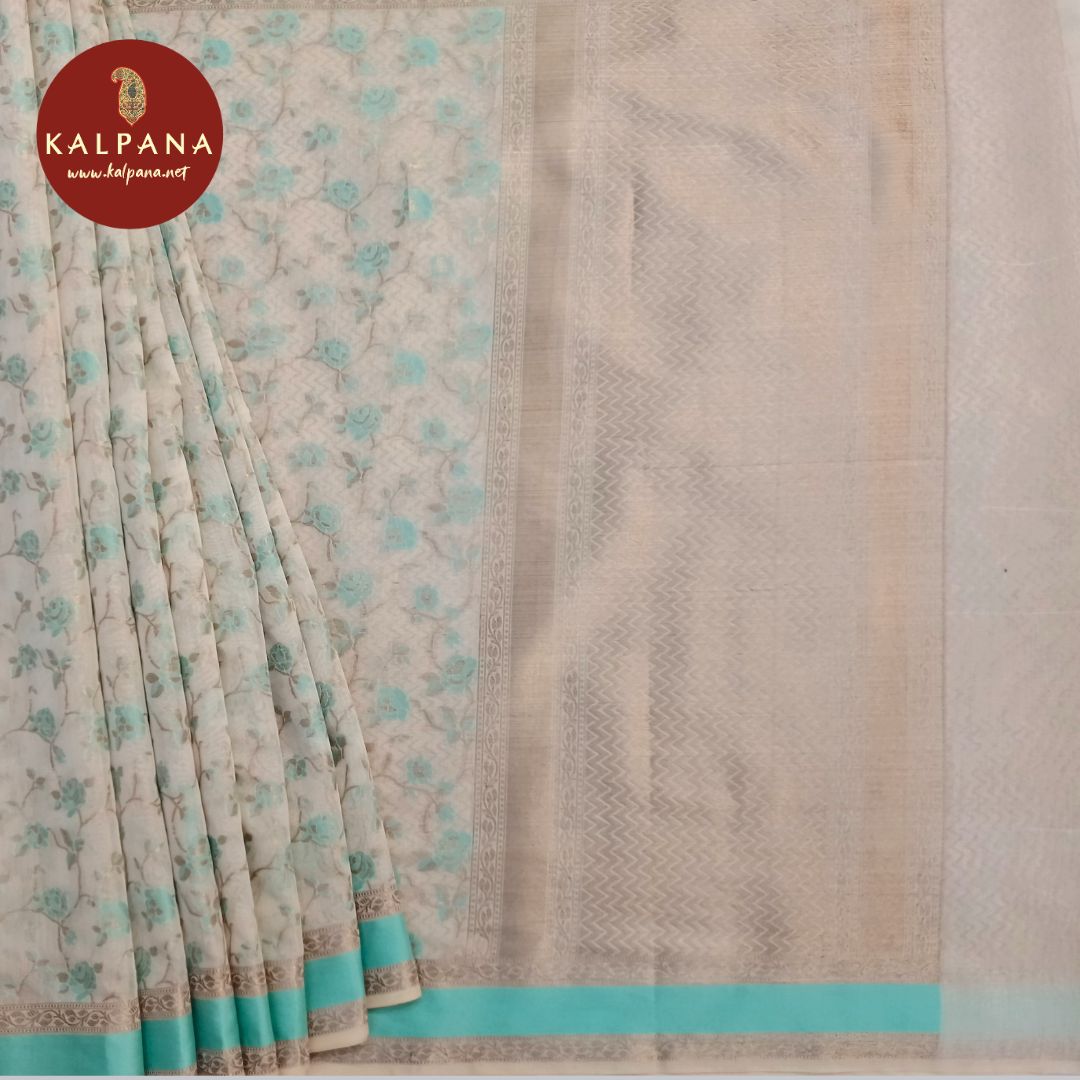 Woven Zari Blended Benaras Kota Saree