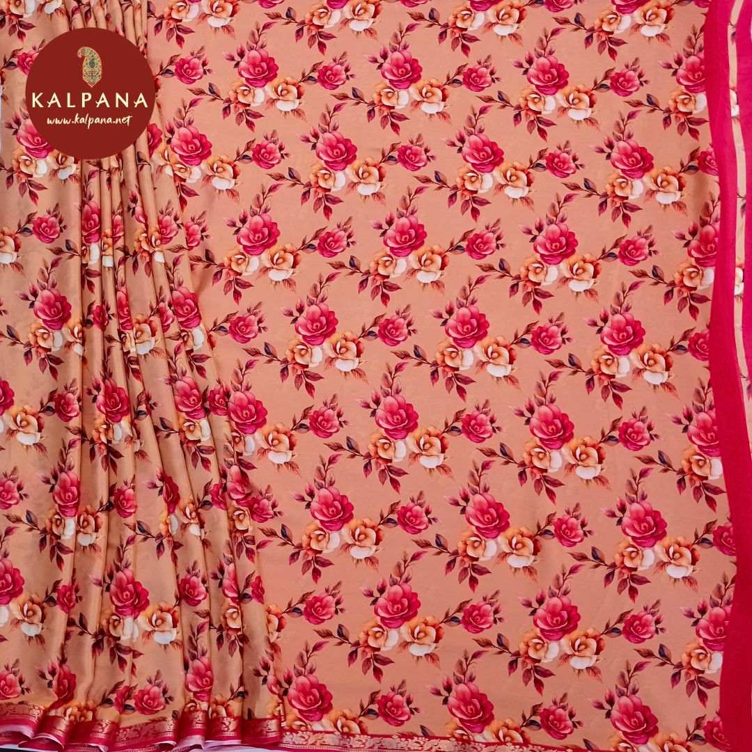Printed Chiffon Saree