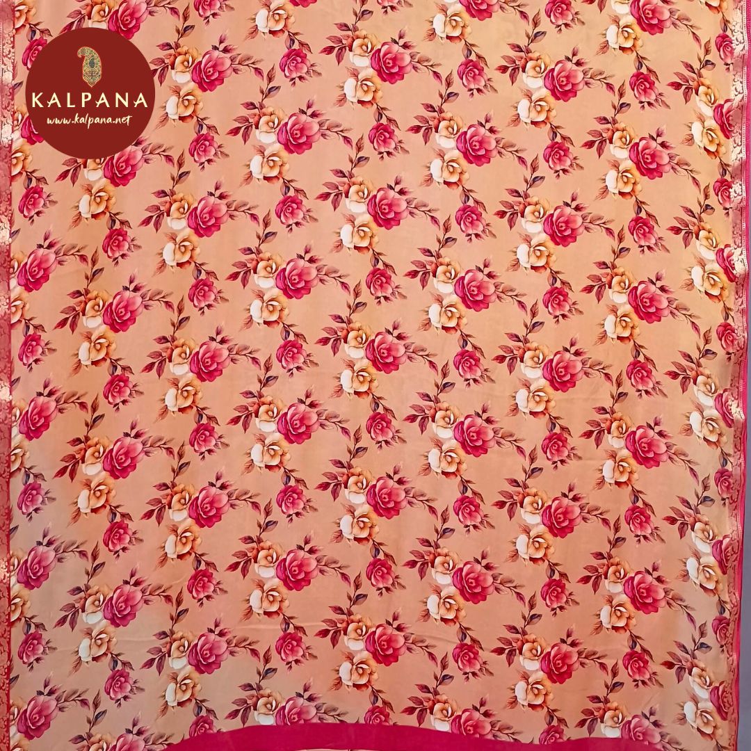 Printed Chiffon Saree