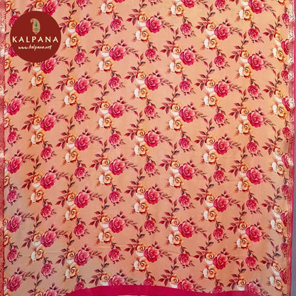 Printed Chiffon Saree