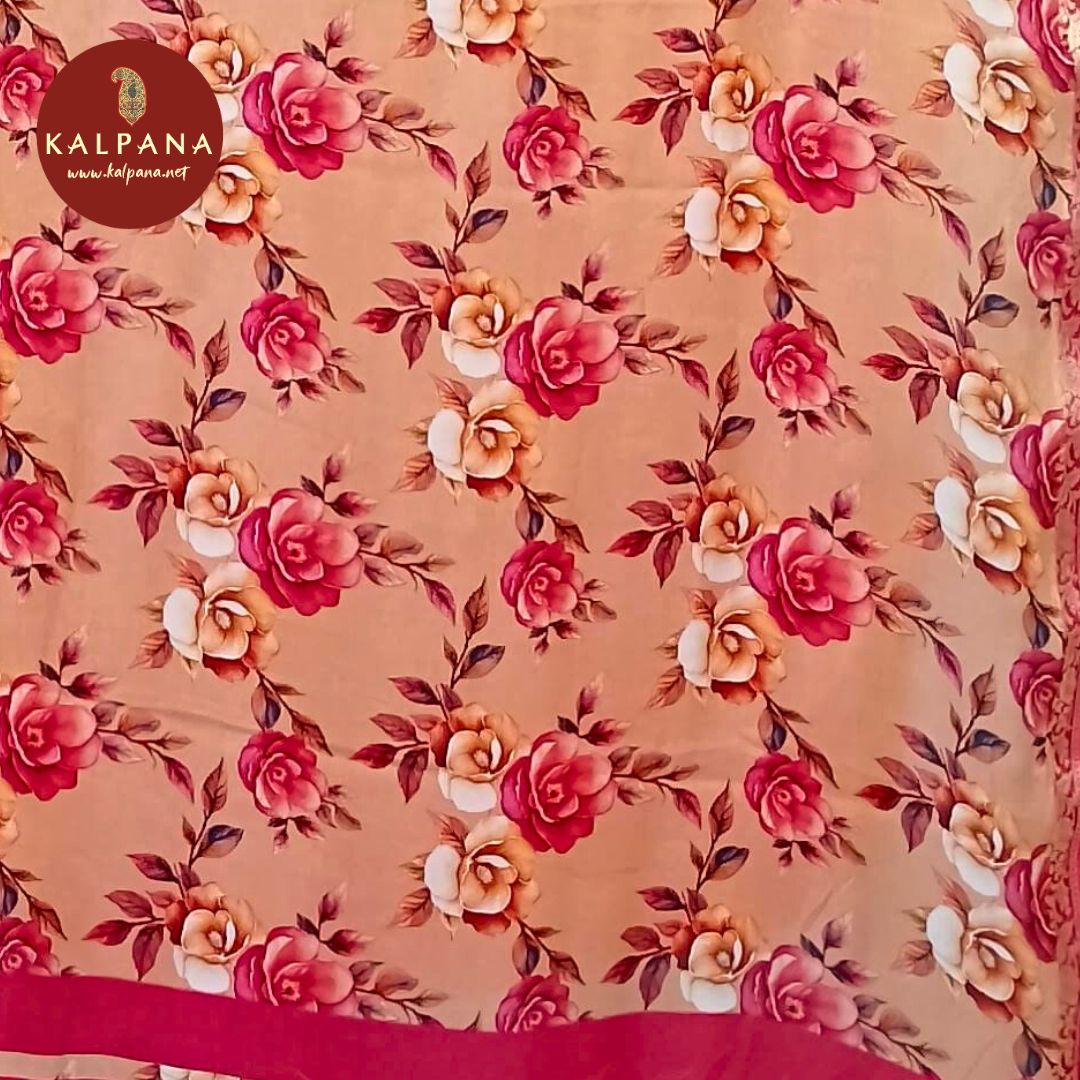 Printed Chiffon Saree