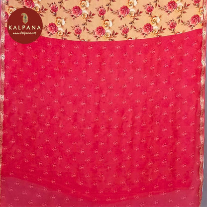 Printed Chiffon Saree