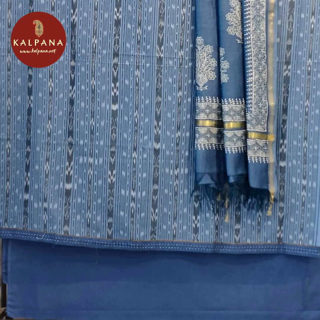 Embroided  Cotton Unstitched Suit