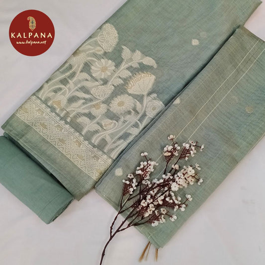 Shirt: Light Green Coloured Woven Blended SICO Cotton Unstitched Suit and Border.
Dupatta: Light Green Color Woven SICO Cotton Dupatta.
Bottom: Light Green Blended SICO Cotton Bottom.
Perfect for Semi,Formal,Wear. 
Recommended for Summer season(s). Dry Clean Only
Shirt Fabric: 2.5 mts
Salwar Fabric: 2.4 mts
Dupatta: 2.4 mts
Country Of Origin:India
Weight: 500 gms