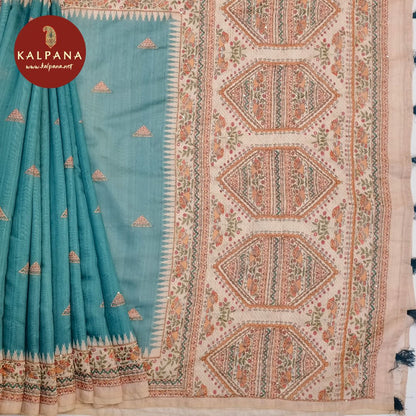Printed With Embroidery SICO Cotton Saree