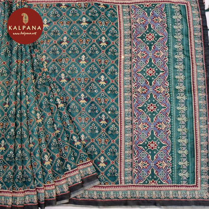 Printed With Embroidery SICO Cotton Saree
