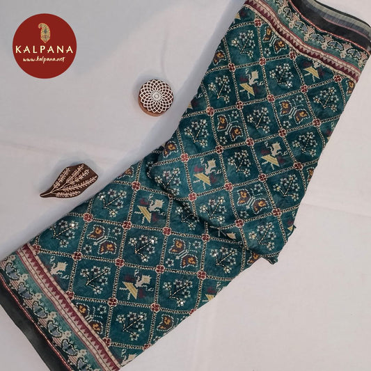 Sea Green Printed With Embroidery SICO Cotton Saree
with Printed With Embroidery Sea Green Color Palla,Border
The Grey Colored SICO Cotton Unstitched Blouse
Which is Perfect for Semi,Formal,Wear in Summer season(s). Dry Clean Only.
Saree 5.4 mts
Blouse 0.8 mts
Country Of Origin:India
Weight: 500 gms