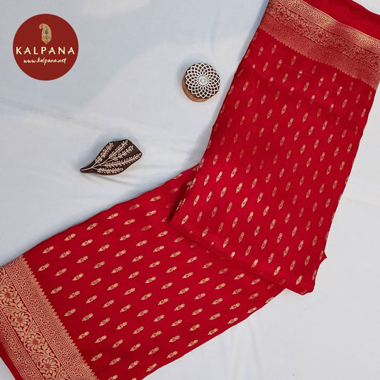 Red Woven Zari SICO Silk Saree
with Woven Zari Red Color Palla,Border
The Red Colored SICO Silk Unstitched Blouse
Which is Perfect for Semi,Formal,Wear in Summer season(s). Dry Clean Only.
Saree 5.4 mts
Blouse 0.8 mts
Country Of Origin:India
Weight: 500 gms
