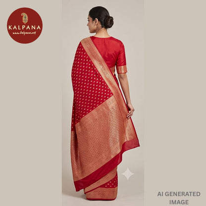 Woven Zari Blended SICO Silk Saree - Kalpana