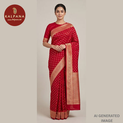 Woven Zari Blended SICO Silk Saree - Kalpana