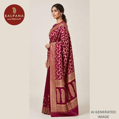 Woven Zari Blended SICO Silk Saree - Kalpana