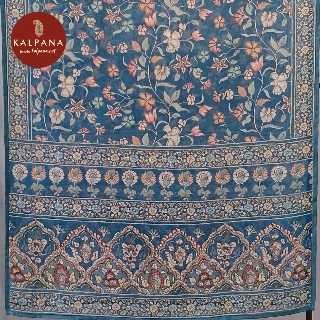 Printed With Embroidery Blended SICO Cotton Unstitched Suit