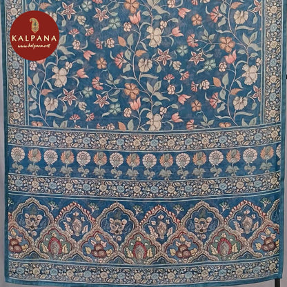 Printed With Embroidery Blended SICO Cotton Unstitched Suit