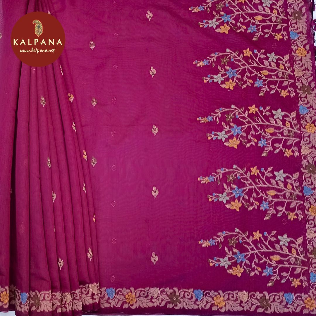 Woven Zari SICO Cotton Saree