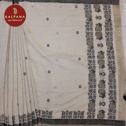 Woven Blended SICO Cotton Saree - Kalpana