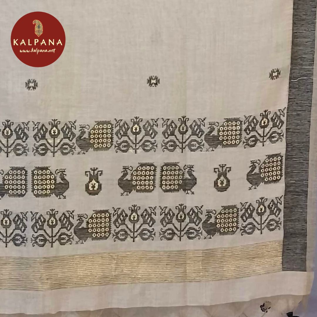 Woven Blended SICO Cotton Saree - Kalpana