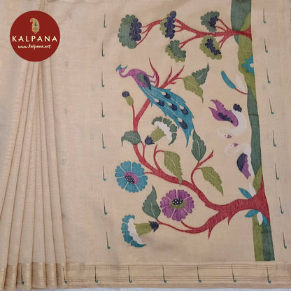 Woven Zari SICO Cotton Saree