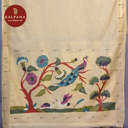 Woven Zari SICO Cotton Saree