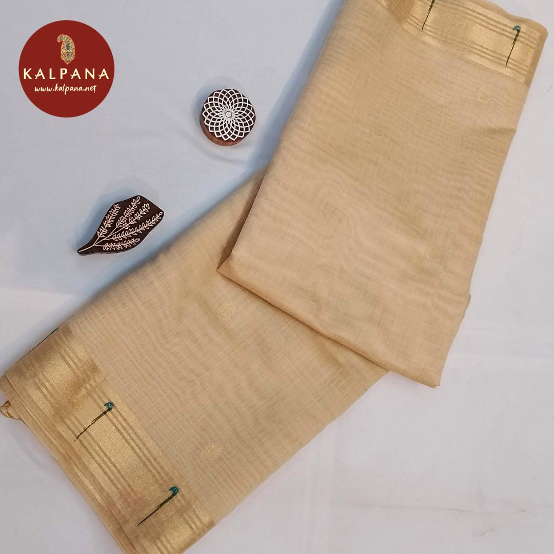 Khaki Woven Zari SICO Cotton Saree
with Woven Zari Khaki Color Palla,Border
The Khaki Colored SICO Cotton Unstitched Blouse
Which is Perfect for Semi,Formal,Wear in Summer season(s). Dry Clean Only.
Saree 5.4 mts
Blouse 0.8 mts
Country Of Origin:India
Weight: 500 gms