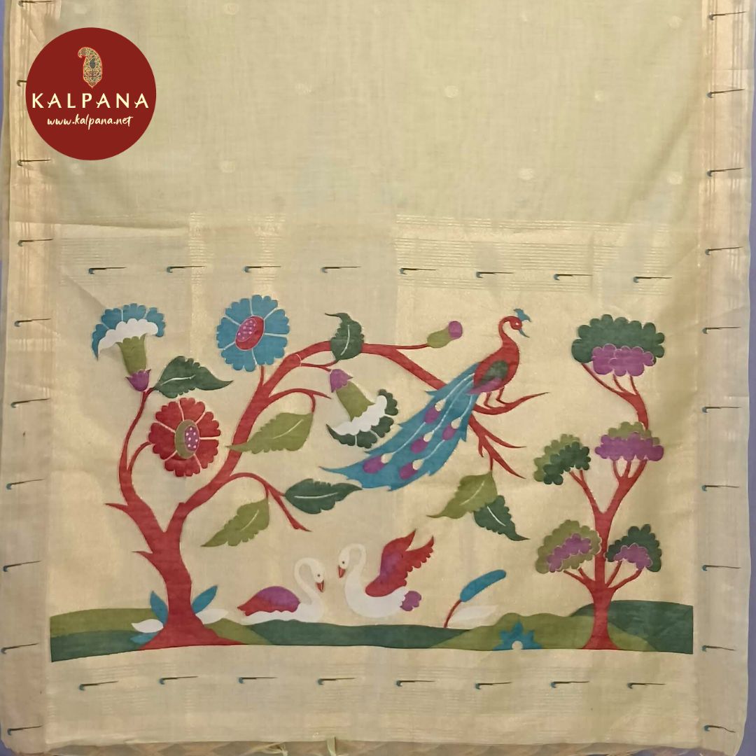 Woven Zari SICO Cotton Saree