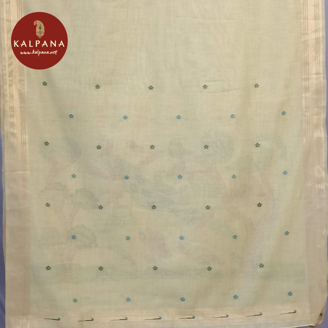 Woven Zari SICO Cotton Saree