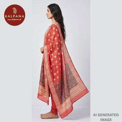 Printed Blended SICO Cotton Unstitched Suit - Kalpana