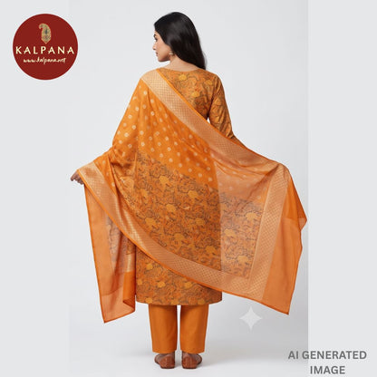 Printed Blended SICO Cotton Unstitched Suit - Kalpana