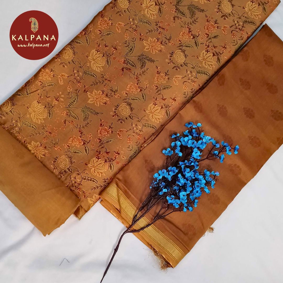 Shirt: Musturd Coloured Printed Blended SICO Cotton Unstitched Suit and Border.
Dupatta: Musturd Color Printed SICO Cotton Dupatta.
Bottom: Musturd Blended SICO Cotton Bottom.
Perfect for Semi,Formal,Wear. 
Recommended for Summer season(s). Dry Clean Only
Shirt Fabric: 2.5 mts
Salwar Fabric: 2.4 mts
Dupatta: 2.4 mts
Country Of Origin:India
Weight: 500 gms