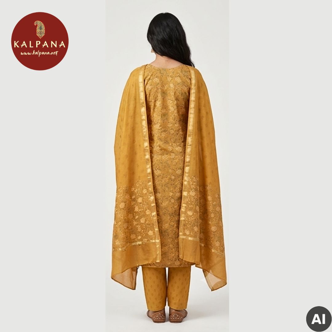 Printed Blended SICO Cotton Unstitched Suit - Kalpana
