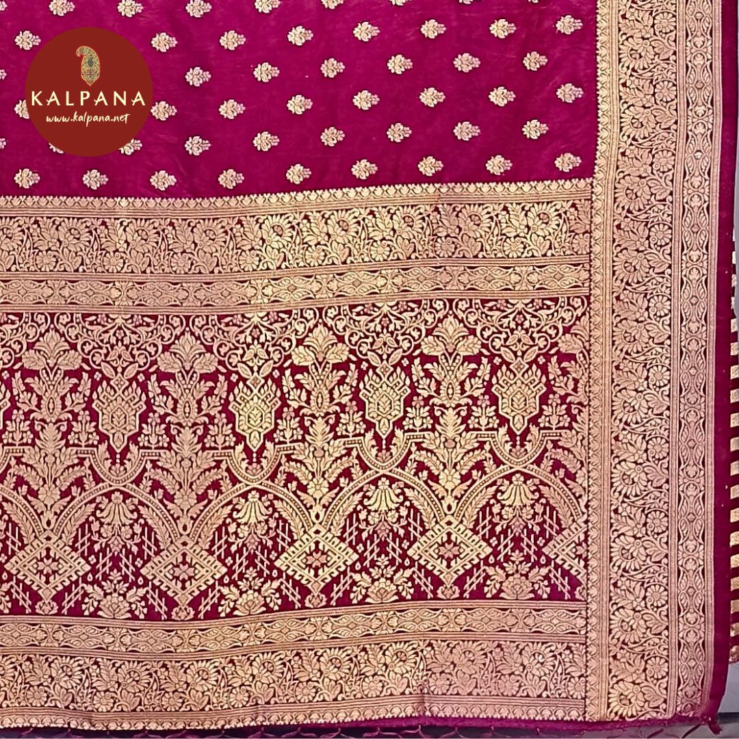 Woven Zari Blended SICO Silk Saree - Kalpana