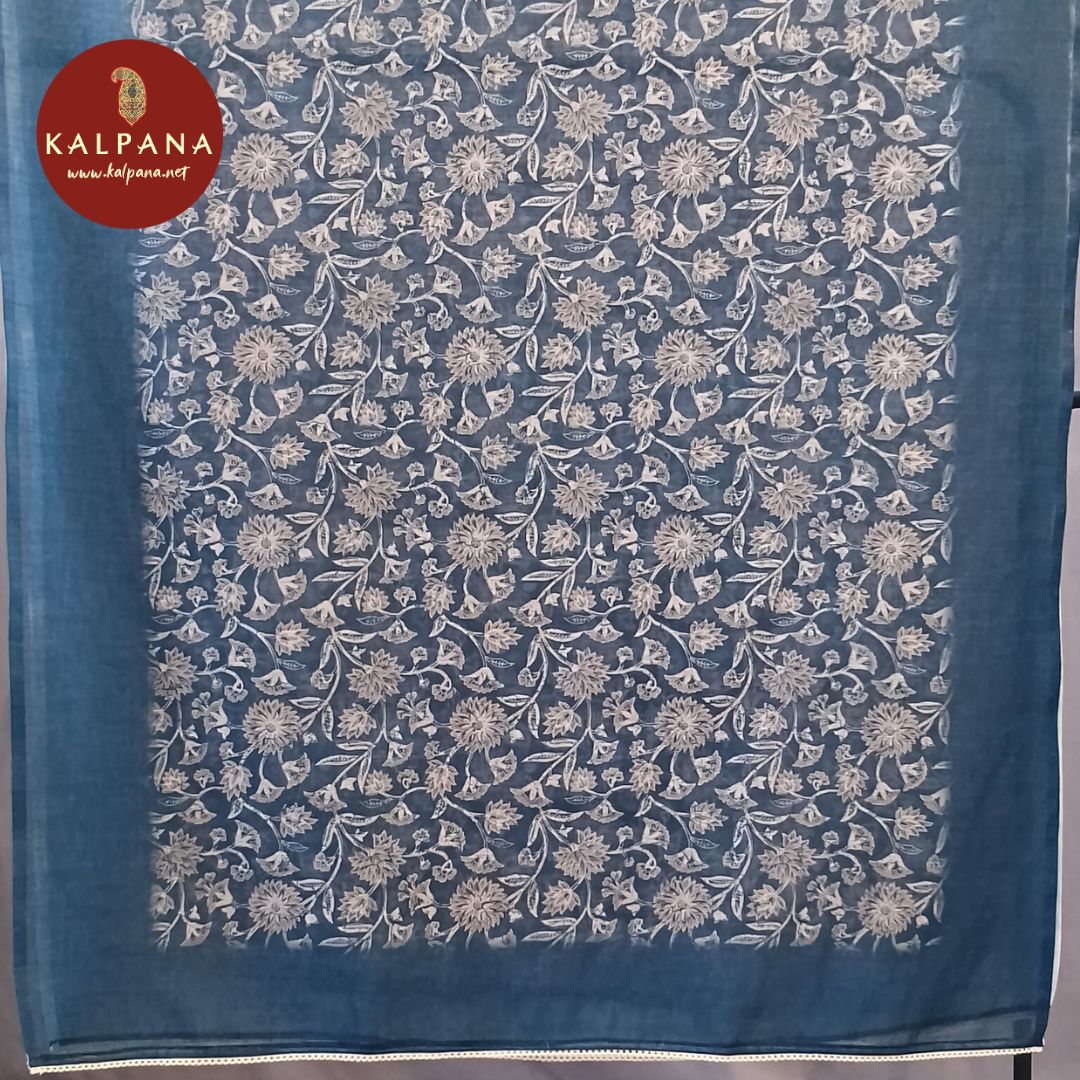 Embroided  Linen Unstitched Suit