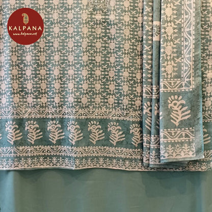 Printed With Embroidery  SICO Cotton Unstitched Suit - Kalpana