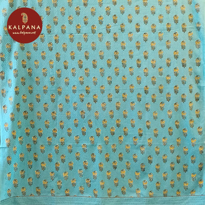 Printed With Embroidery  Cotton Unstitched Suit