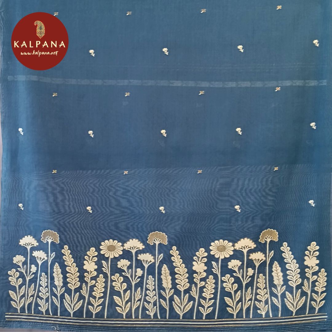 Woven Zari Blended SICO Cotton Unstitched Suit - Kalpana