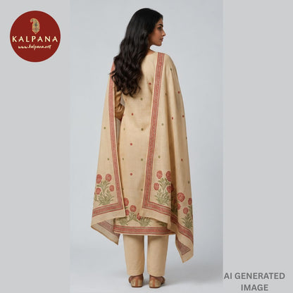 Woven Blended SICO Cotton Unstitched Suit - Kalpana