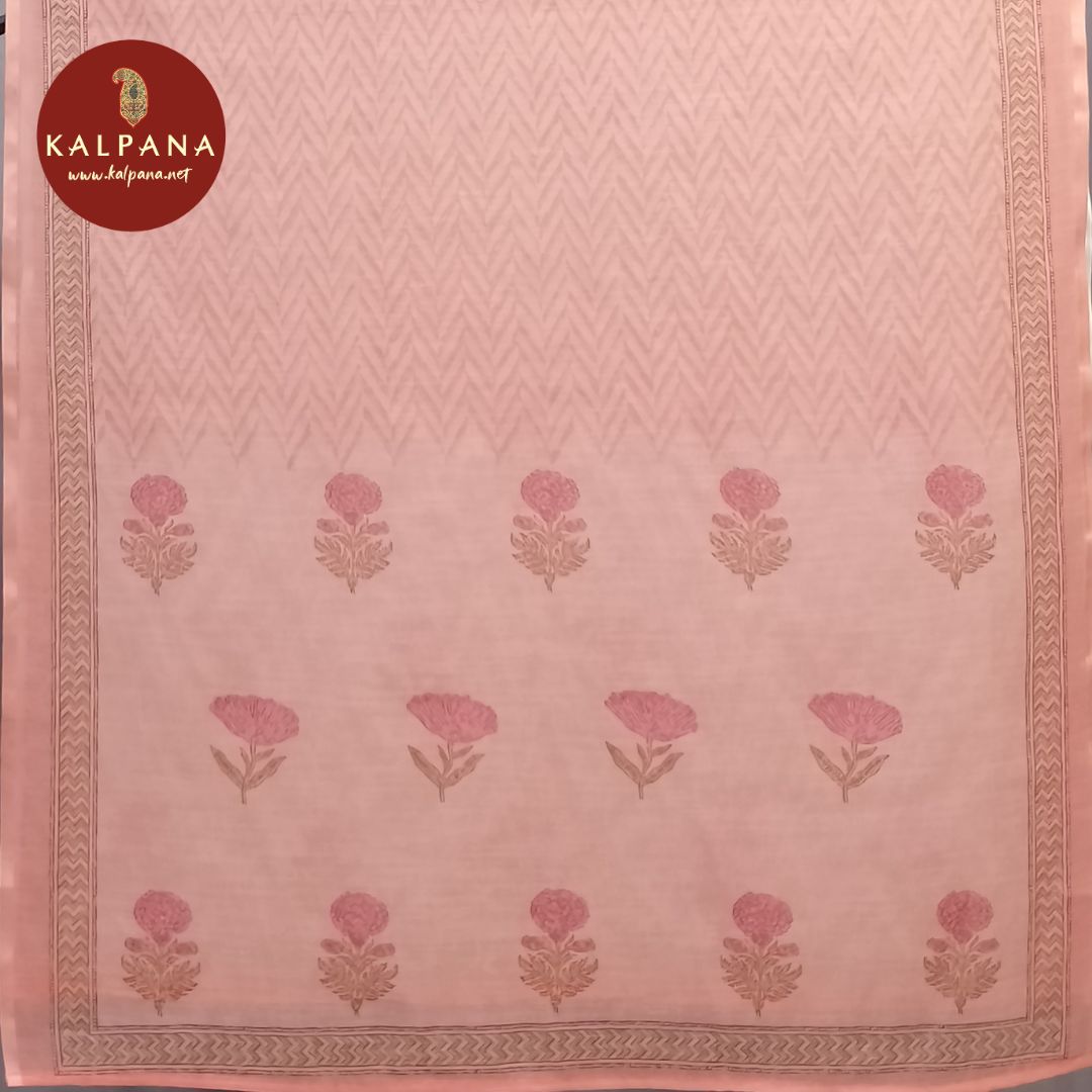 Embroided Blended Linen Unstitched Suit - Kalpana