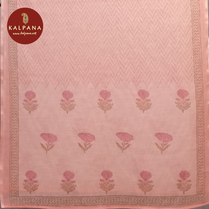 Embroided Blended Linen Unstitched Suit - Kalpana