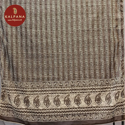 Printed With Embroidery Pure Cotton Unstitched Suit - Kalpana