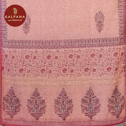 Embroided Blended Linen Unstitched Suit - Kalpana