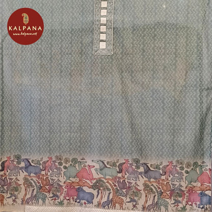 Printed Blended SICO Cotton Unstitched Suit - Kalpana