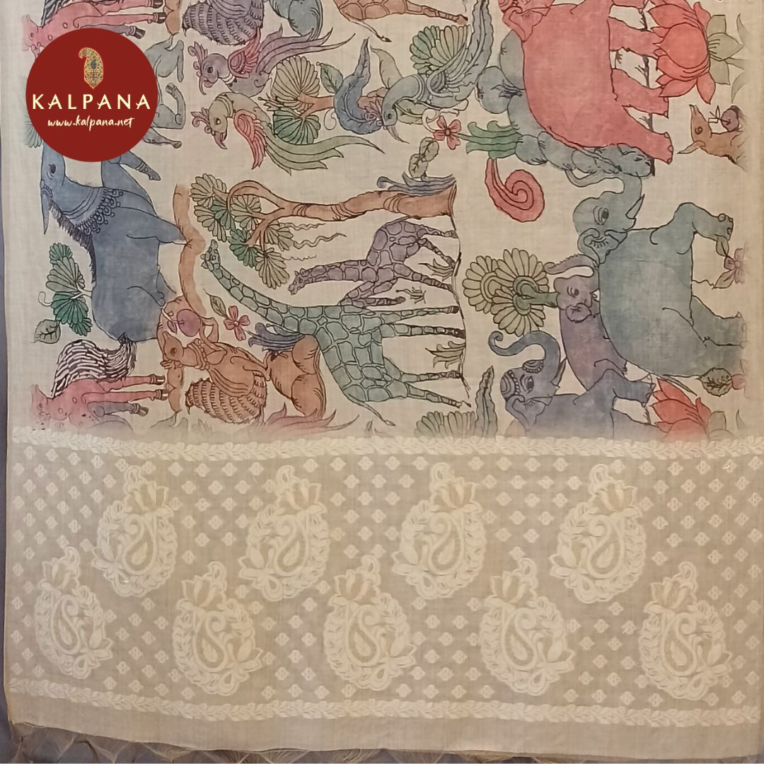 Printed Blended SICO Cotton Unstitched Suit - Kalpana
