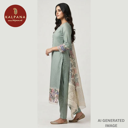 Printed Blended SICO Cotton Unstitched Suit - Kalpana