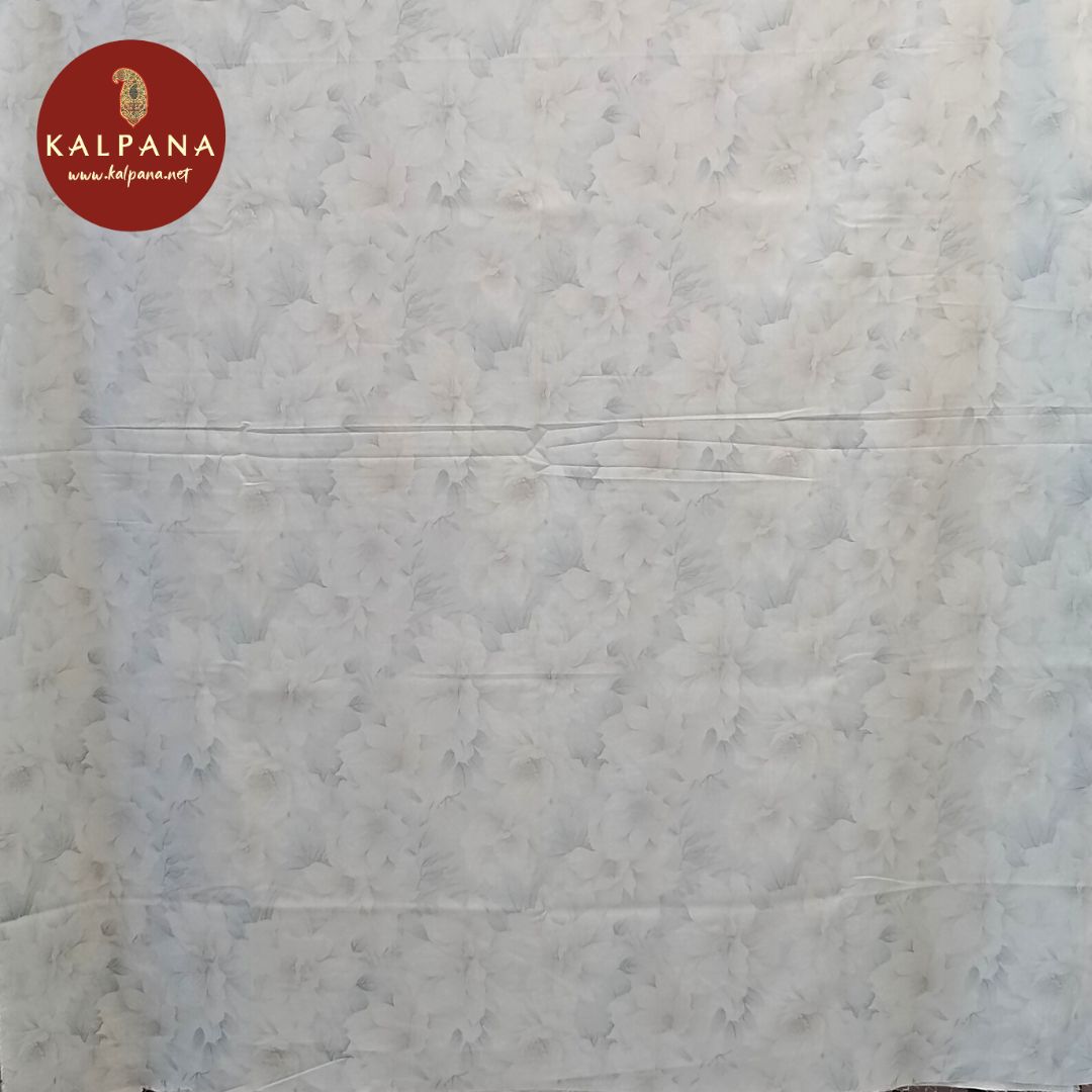 Printed Blended Linen Unstitched Suit - Kalpana