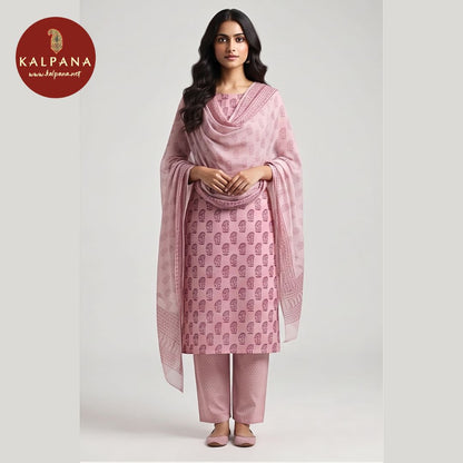 Printed Pure Cotton Unstitched Suit