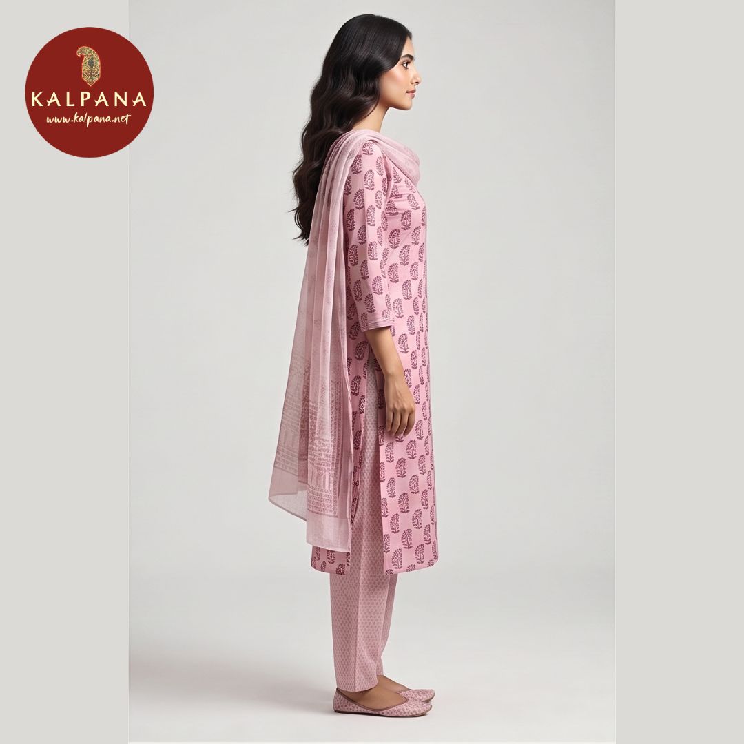 Printed Pure Cotton Unstitched Suit